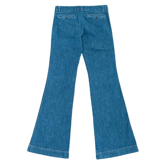 Theory Denim Flare Trouser Jeans Size 4 Designer Business Casual Going Out - Picture 3 of 12